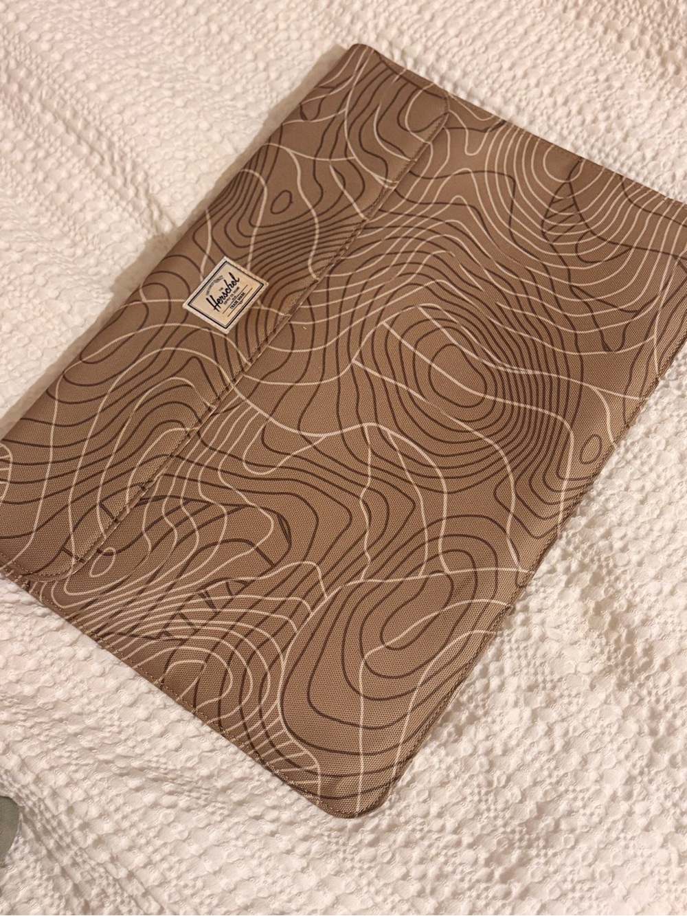 Herschel Supply Company green Contour Print laptop case